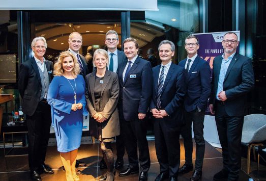 v. l. Ulrich Jäger, Elham Pedram, Michael R. Bishop, Nina Worel, Felix Keil, Andreas Petzer, Richard Greil, Dominik Wolf, Clemens Schödl | © Peter Provaznik